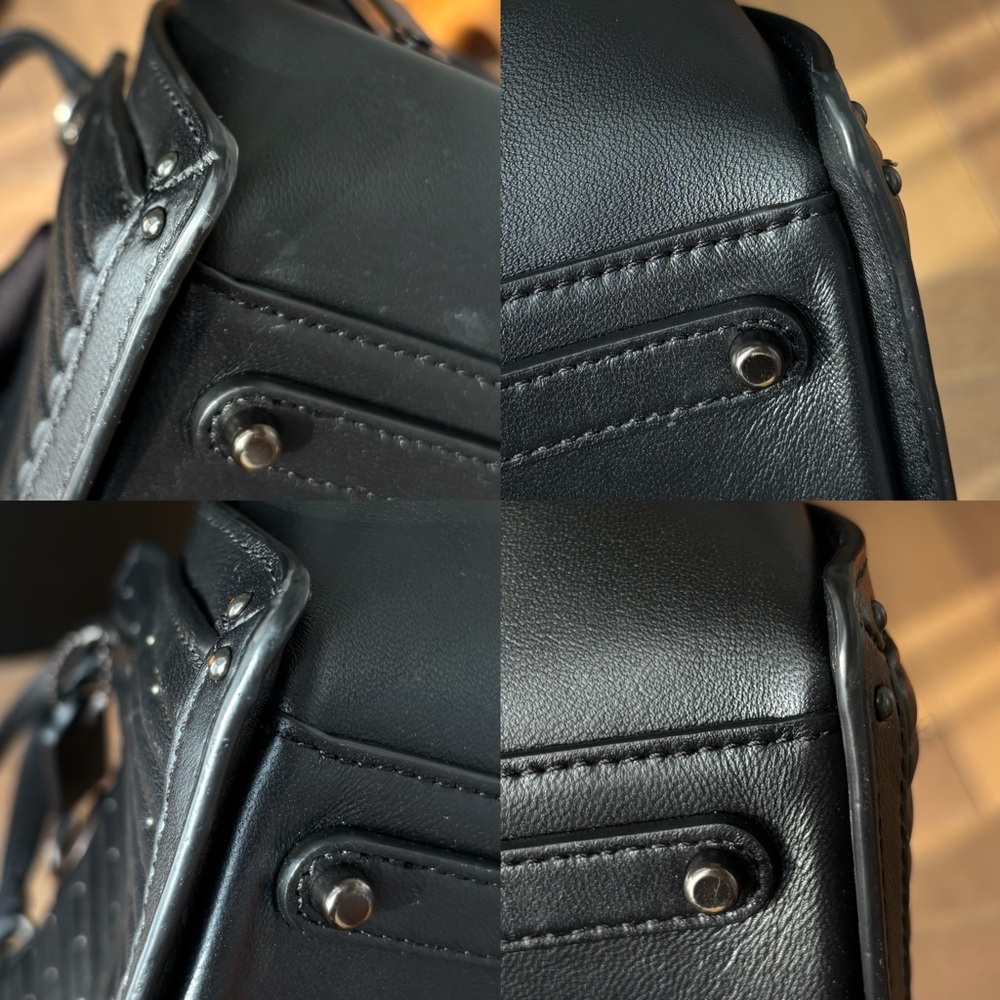 COACH Restored Kisslock Dreamer 21 With Quilting And Rivets - Picture 9 of 16